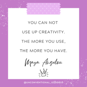 Creativity quote Maya Angelou