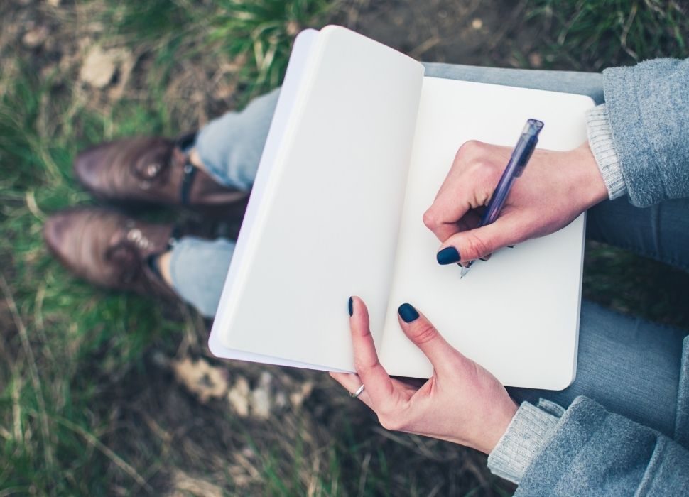 Woman Journaling Unconventional Goddess